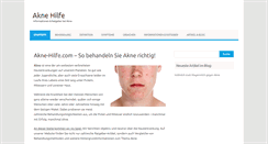 Desktop Screenshot of akne-hilfe.com